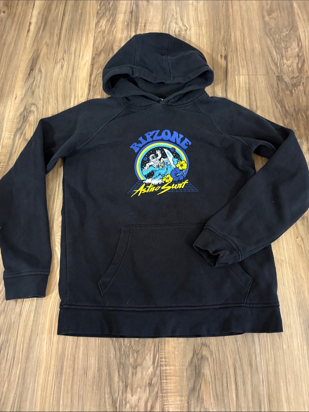 Ripzone Kids' Black 'Astro Surf' Pullover Hoodie